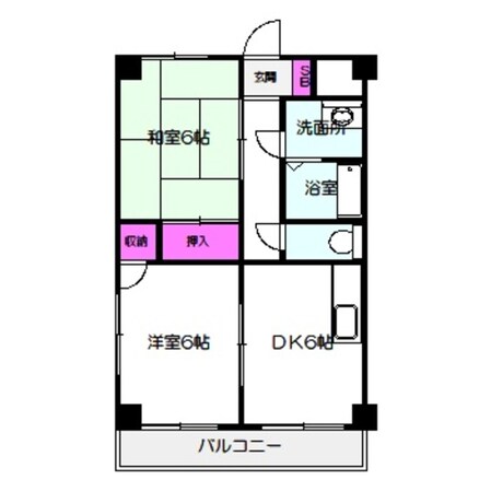 Mプラザ城東五番館の物件間取画像